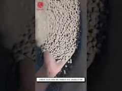 Granulador ácido Humic do disco do adubo orgânico do estrume do porco do Bentonite