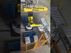 Linha de produção de grande eficacia robô palletizing da coluna