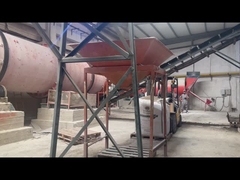 Máquina de granulação de fertilizantes de tambor rotativo com linha de produção de fertilizantes