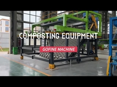 Máquina de torneamento de placas de engorda orgânica de compostos orgânicos de estrume animal de alta eficiência