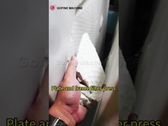 Máquina de filtragem automática de separação de líquidos sólidos industriais