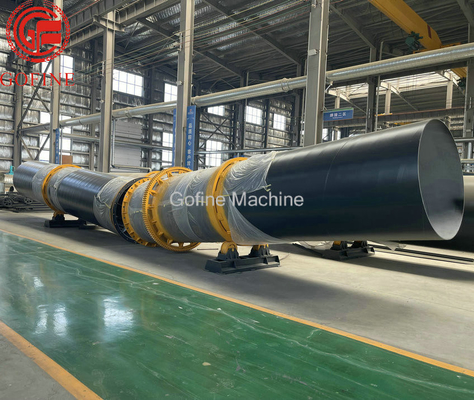 Estrume orgânico giratório do secador 3-5t/h do adubo 1.2×12 que faz a máquina