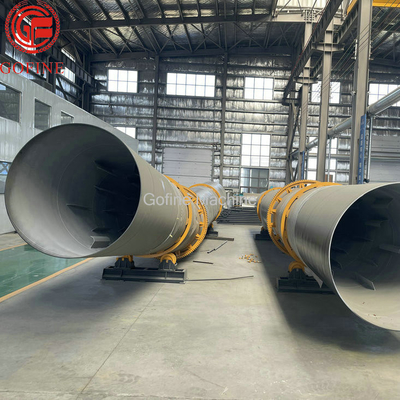 adubo orgânico giratório de secador de cilindro do vácuo 6-8T/h que faz a máquina