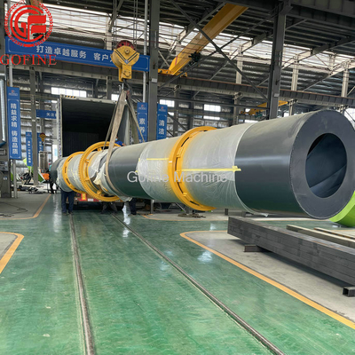 secador de cilindro giratório da máquina de processamento do adubo 14-18t/h