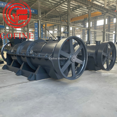 Linha de produção de granulador de fertilizante de tambor rotativo 3-5 T/H esterco de galinha