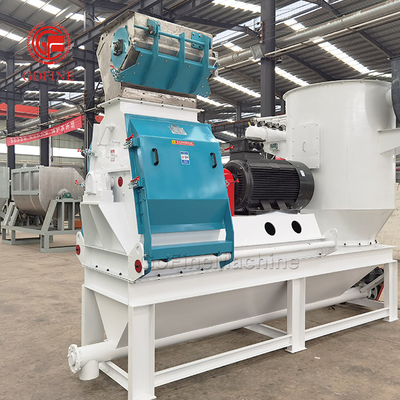 Linha de produção de moedura da alimentação do equipamento do triturador de 10 Ton Corn Hammer Mill Feed