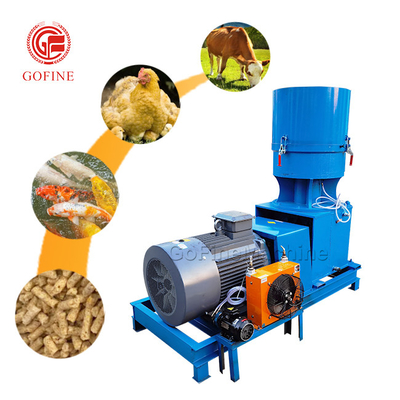 Máquina de processamento de alimentos para animais de 150 kg/h Máquina de pellets para alimentos para peixes e galinhas de pequeno porte 200 kg
