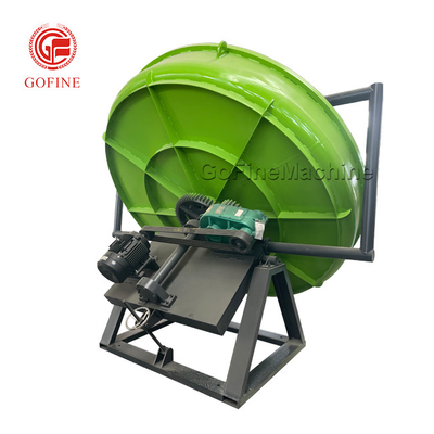 Granulador de fertilizantes compostos de disco de bentonita para cat litter 15kw 10t/h Capacidade