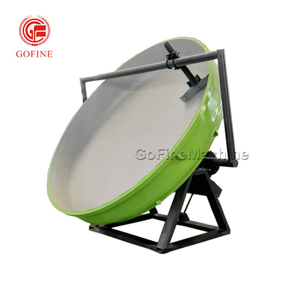 Sistema de controlo PLC Disco pan Granulador de fertilizantes orgânicos Equipamento em forma de arco
