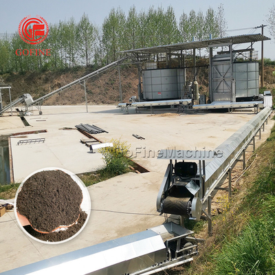 Máquinas de processamento de granulação de fertilizantes orgânicos em pó de pequena dimensão para linha de produção