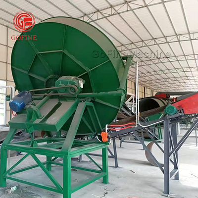 Linha de produção de fertilizantes granuladores de disco de capacidade 3-5T/H com fabricação de grânulos