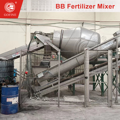 1-2 T/h Combustível BB Fertilizante Planta de Mistura a Granel Misturador de Fertilizantes