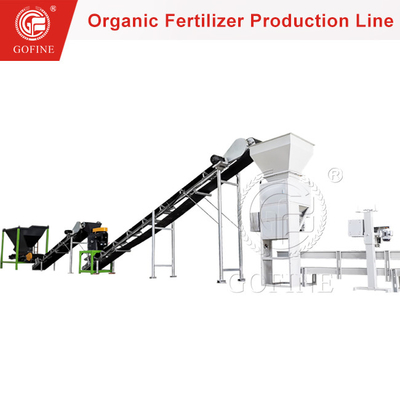 Equipamento orgânico de alta qualidade com linha de produção de fertilizantes