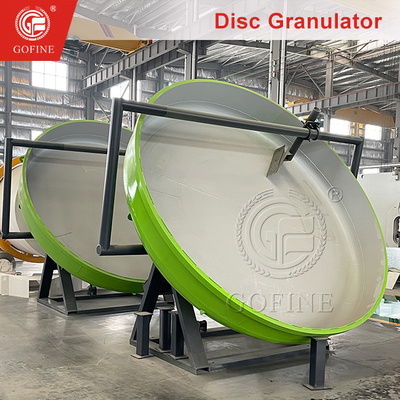 Máquina de granulação de disco húmido de 1-2 t/h para linha de produção de fertilizantes