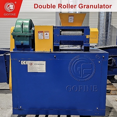Máquina de granulação para granulação a temperatura natural de pressão de rolos duplos de 300x150 mm