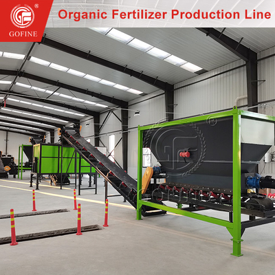 Linha de produção de fertilizantes personalizável com guia de instalação