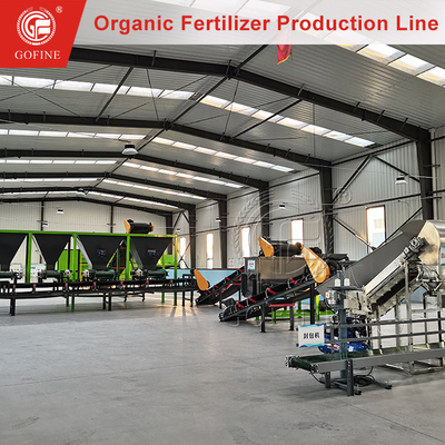 Equipamento orgânico de alta qualidade com linha de produção de fertilizantes