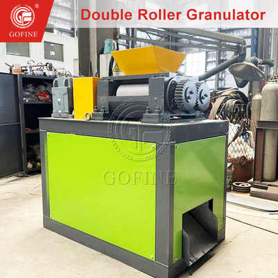 Granulador de rolos duplos de 150 mm para processamento de pó a temperatura ambiente natural