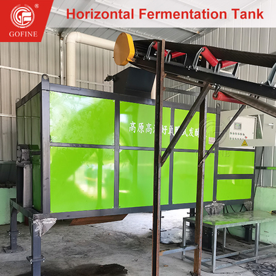 Máquina de produção de fertilizantes orgânicos de alta capacidade de 5 a 15 m3/dia com monitorização de fermentação em tempo real