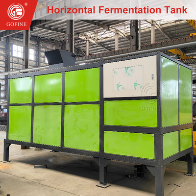 Máquina de fermentação de resíduos orgânicos a temperatura controlada 60-100°C Equipamento de compostagem
