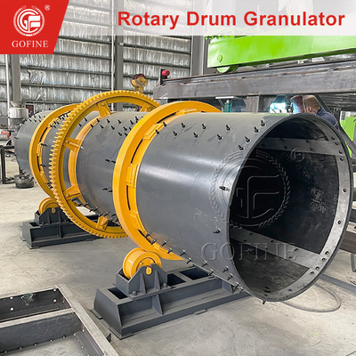 Máquina de granulação de tambor rotativo para fertilizantes orgânicos e compostos