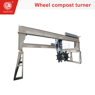 Equipamento de produção de compostagem de aço inoxidável de grande comprimento de 30 m