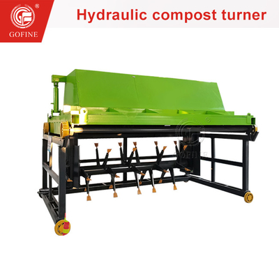Misturador de composto hidráulico para a produção sustentável de fertilizantes orgânicos