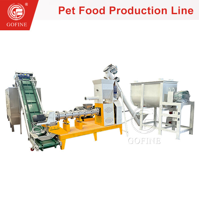 Máquina de fabricação de alimentos para animais de estimação totalmente automática