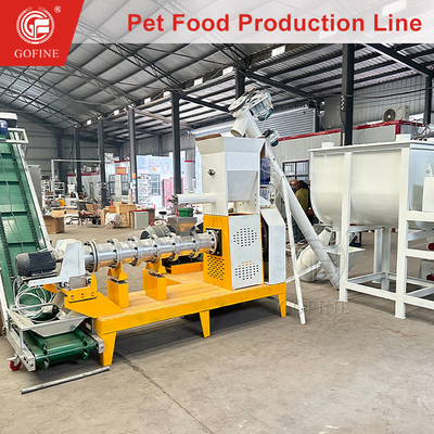 Fábrica de processamento de alimentos para animais de estimação Linha de produção de alimentos para cães