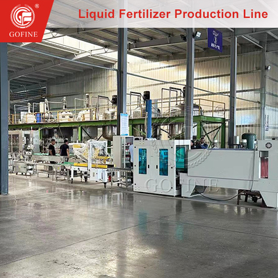 Linha de produção de fertilizantes orgânicos líquidos totalmente automática