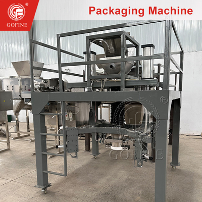 Máquina automática integrada de embalagem de fertilizantes para robô de paletização