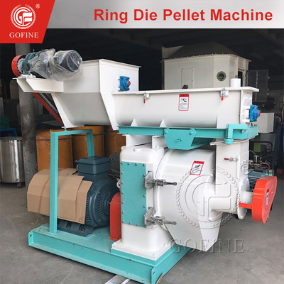 1-8 Tons/Hora Capacidade de alta qualidade Fertilizante Pellet Making Machine Ring Die Pelletizer