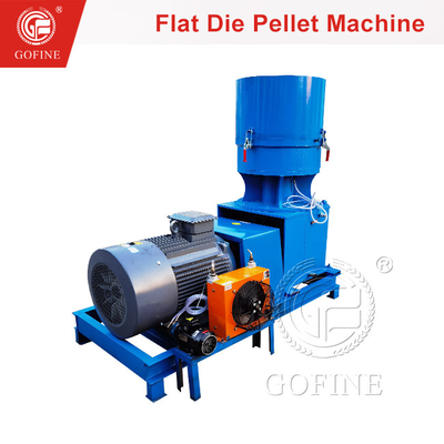 Granulador de matriz plana de fertilizante orgânico de alta eficiência de trabalho com capacidade de 1-2 t/h