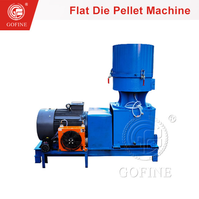 Grânulos finais 2-8mm Partículas colunares Máquina de pellets de morte plana para linha de produção de fertilizantes