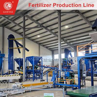 Fertilizante orgânico de esterco animal para linha de produção