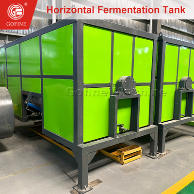 Tanque de composto de fermentação aeróbica a alta temperatura para estrume de frango