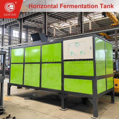 Máquina de fermentação de fertilizantes orgânicos de tipo selado para compostagem de cogumelos
