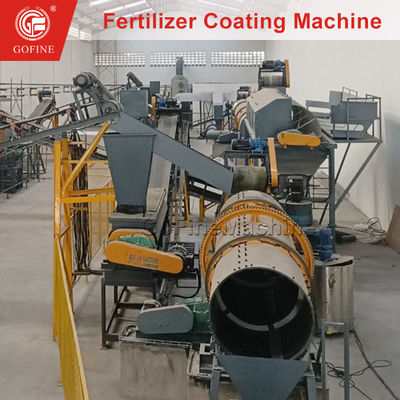 Granulados de fertilizantes de liberação lenta de alta qualidade Equipamento de revestimento automático de fertilizantes