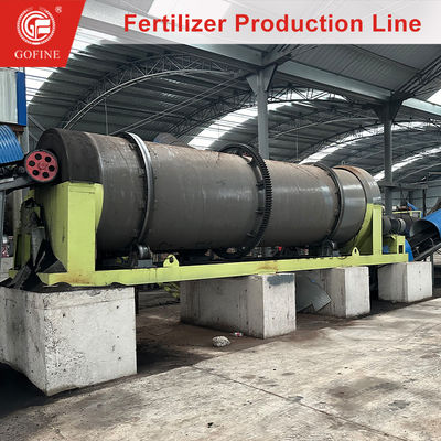 Linha de produção de granuladores de fertilizantes de pequenas e grandes dimensões de 1 a 15 t/h