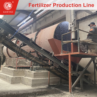 Linha de produção de granulador de fertilizantes NPK totalmente automática 380V