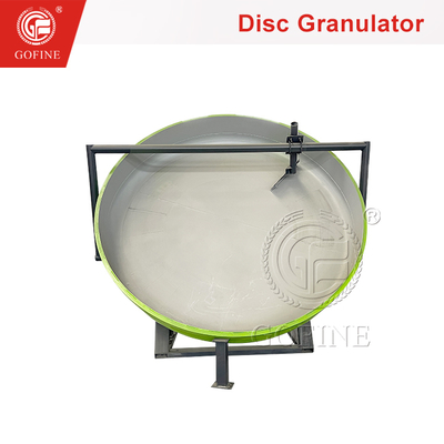 Granulador para processamento de pellets de fertilizantes orgânicos com disco de 1-3 m de diâmetro