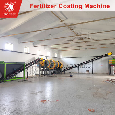 Linha de revestimento de fertilizantes totalmente automática 3-6 toneladas por hora