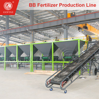 Sistema Automático de Mistura de Fertilizantes a Granel para Linha de Produção de Fertilizantes NPK