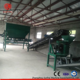 Adubo 3T/H inorgánico que faz a máquina a cor verde grande capacidade de produção