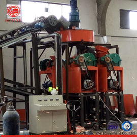 Linha de produção de baixo nível de ruído do adubo de NPK, máquina dobro do granulador dos rolos NPK