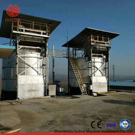 Produção rebocadora do adubo do adubo, tanque de fermentação do estrume dos rebanhos animais