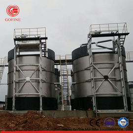 O projeto vertical animal do tanque de fermentação do desperdício orgânico da fezes pequeno ocupa o espaço