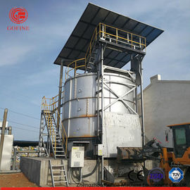 Excremento animal da produção do adubo do adubo do tanque de fermentação como a matéria prima
