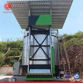 Adubo orgânico hidráulico completo que aduba o equipamento para a fermentação aeróbia