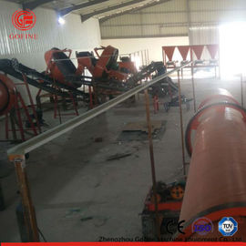Linha de produção manutenção conveniente do adubo do composto de 1-2T/H NPK